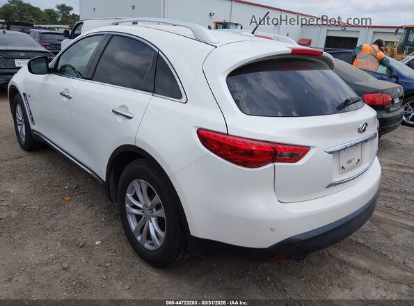 JN8CS1MW6HM412797 2017 INFINITI QX70 Белый Задняя левая четверть