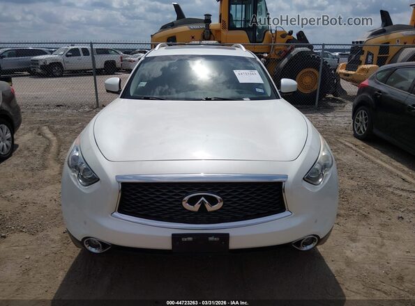 JN8CS1MW6HM412797 2017 INFINITI QX70 Белый Вид щитка приборов