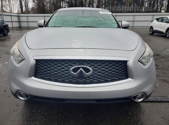 JN8CS1MW8HM414454 2017 INFINITI QX70 Silver Widok z przodu