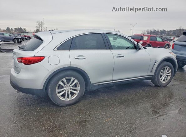 JN8CS1MW8HM414454 2017 INFINITI QX70 Silver Tył prawy
