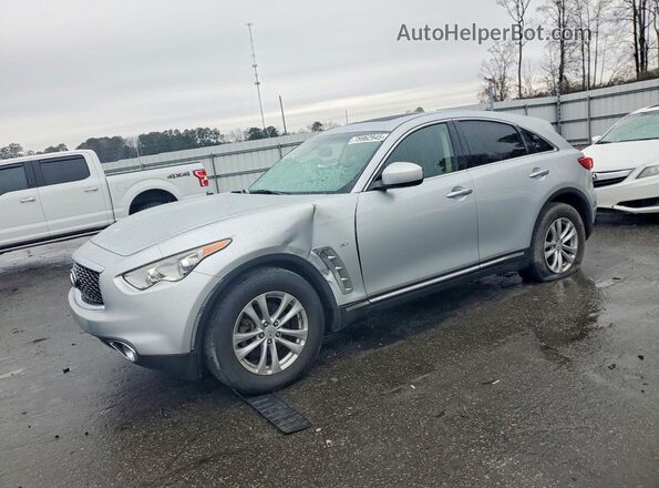JN8CS1MW8HM414454 2017 INFINITI QX70 Silver Przód lewy