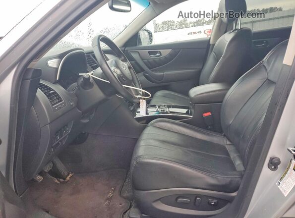 JN8CS1MW8HM414454 2017 INFINITI QX70 Silver Widok wnętrza z przodu