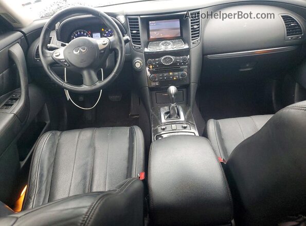 JN8CS1MW8HM414454 2017 INFINITI QX70 Silver Widok deski rozdzielczej