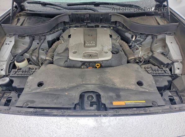 JN8CS1MW8HM414454 2017 INFINITI QX70 Silver Widok komory silnika