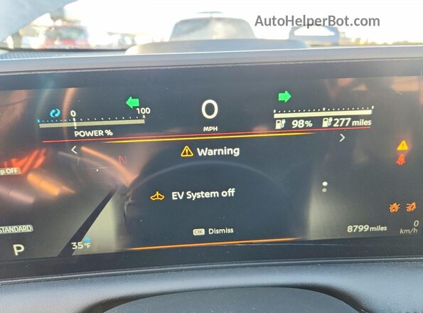 JN8DF0BFXSM762432 2025 NISSAN ARIYA Gray Widok zestawu wskaźników