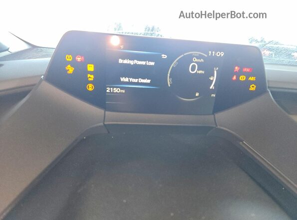 JTDACAAU6T3071709 2026 TOYOTA LE White Instrument cluster view