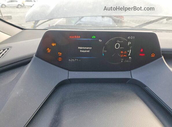 JTDACACU3P3010353 2023 TOYOTA PRIUS Серый Вид щитка приборов