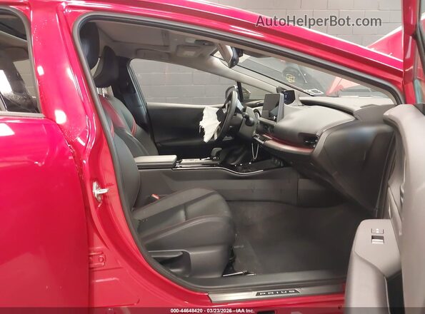 JTDACACU4S3047310 2025 TOYOTA PRIUS PLUG-IN HYBRID Красный Вид салона спереди
