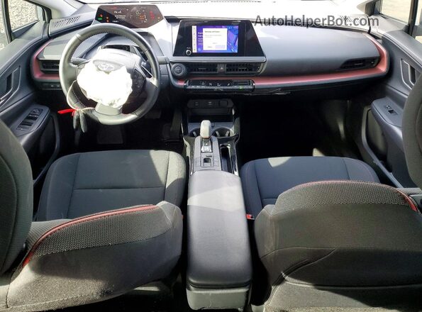 JTDACACU6R3012729 2024 TOYOTA PRIUS Blue წინა პანელის ხედი