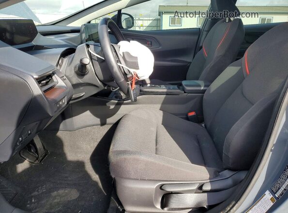 JTDACACU6R3012729 2024 TOYOTA PRIUS Blue წინა სალონის ხედი