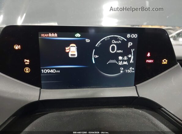 JTDACACUXR3039514 2024 TOYOTA PRIUS PRIME Gray Widok tylnych siedzeń