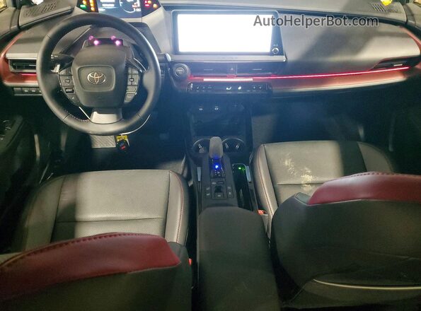 JTDACACUXT3062833 2026 TOYOTA PRIUS Gray Вид панелі приладів