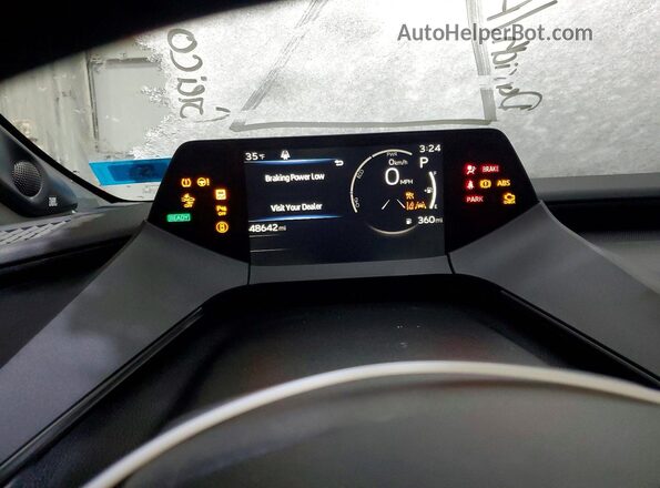 JTDADABU7P3001072 2023 TOYOTA PRIUS Красный Вид щитка приборов