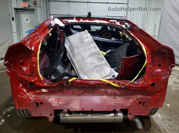 JTDADABU7P3001072 2023 TOYOTA PRIUS Красный Вид сзади