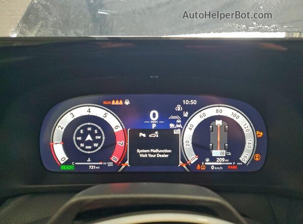 JTDAFAAF0T3014527 2026 TOYOTA CROWN Синий Вид щитка приборов