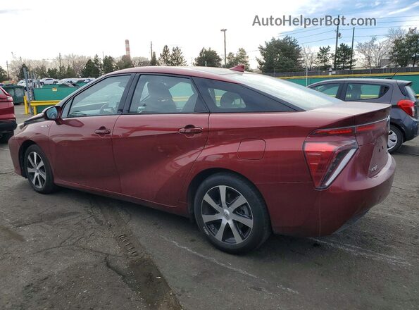 JTDBVRBD0KA007624 2019 TOYOTA MIRAI Maroon უკანა მარცხენა