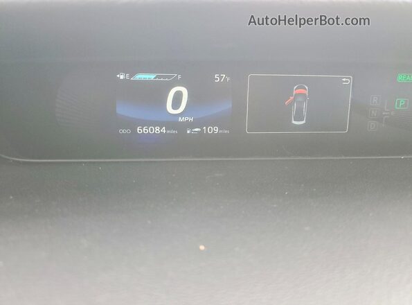 JTDBVRBD0KA007624 2019 TOYOTA MIRAI Maroon ხელსაწყოთა პანელის ხედი