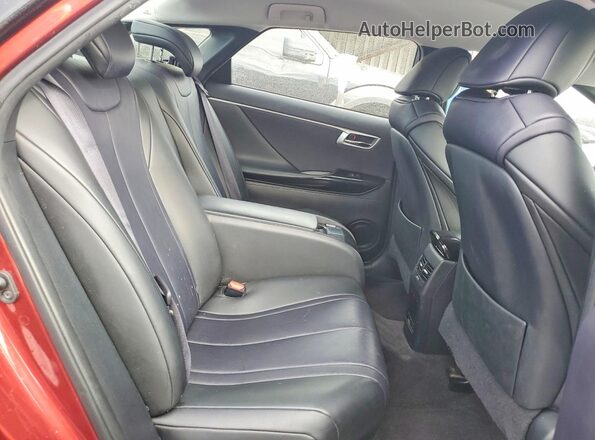 JTDBVRBD0KA007624 2019 TOYOTA MIRAI Maroon უკანა სავარძლების ხედი
