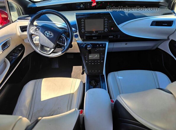 JTDBVRBD1JA005332 2018 TOYOTA MIRAI Темно-бордовый Вид щитка приборов