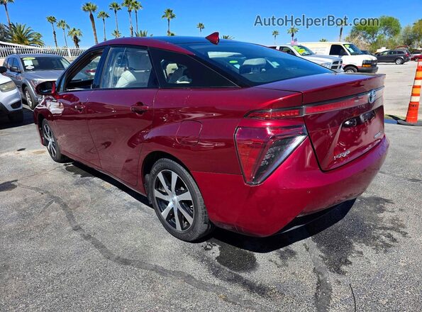 JTDBVRBD1JA005332 2018 TOYOTA MIRAI Темно-бордовый Задняя правая четверть