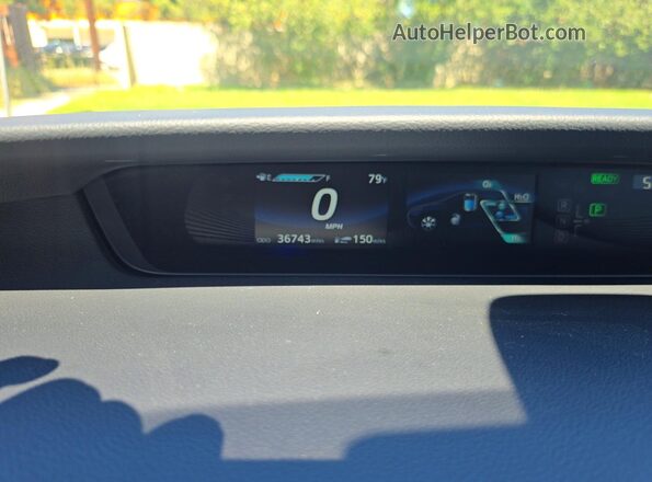 JTDBVRBD2LA008274 2020 TOYOTA MIRAI Blue Widok deski rozdzielczej