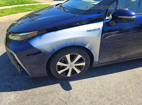 JTDBVRBD2LA008274 2020 TOYOTA MIRAI Blue Widok naklejki z numerem VIN