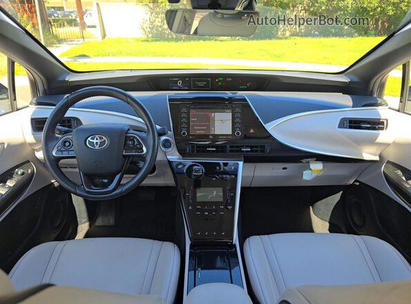 JTDBVRBD2LA008274 2020 TOYOTA MIRAI Blue Widok zestawu wskaźników