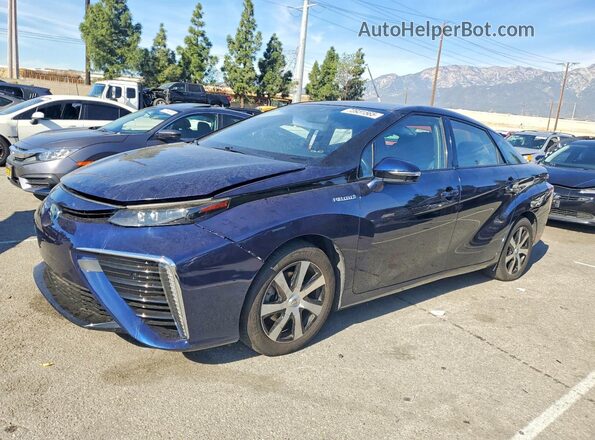 JTDBVRBD3HA001406 2017 TOYOTA MIRAI Blue წინა მარცხენა ხედი სამი მეოთხედიდან