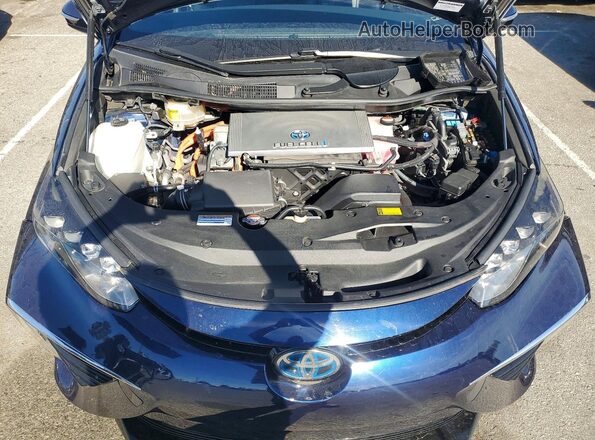 JTDBVRBD3HA001406 2017 TOYOTA MIRAI Blue უკანა სალონის ხედი