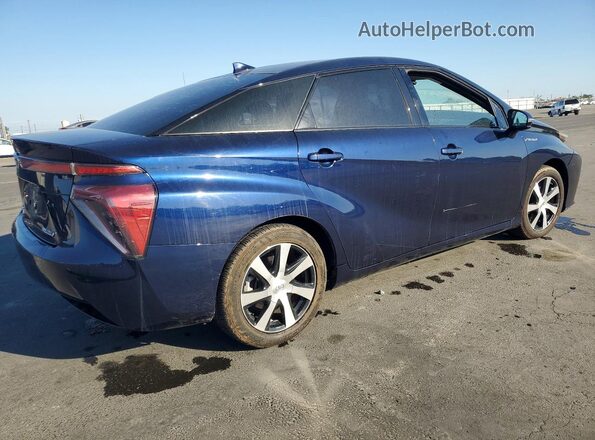 JTDBVRBD5JA005317 2018 TOYOTA MIRAI Синий Задняя правая четверть