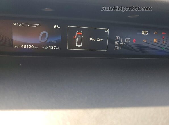 JTDBVRBD5JA005317 2018 TOYOTA MIRAI Синий Вид щитка приборов
