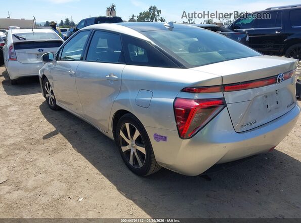 JTDBVRBD9KA006505 2019 TOYOTA MIRAI Серебряный Задняя левая четверть