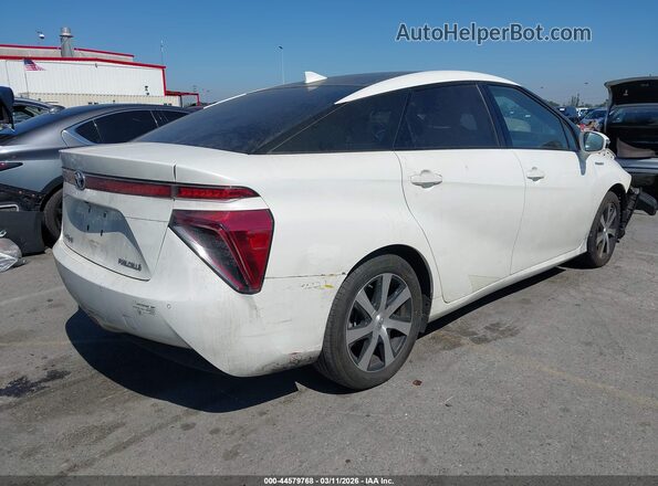 JTDBVRBDXGA000798 2016 TOYOTA MIRAI Белый Задняя правая четверть