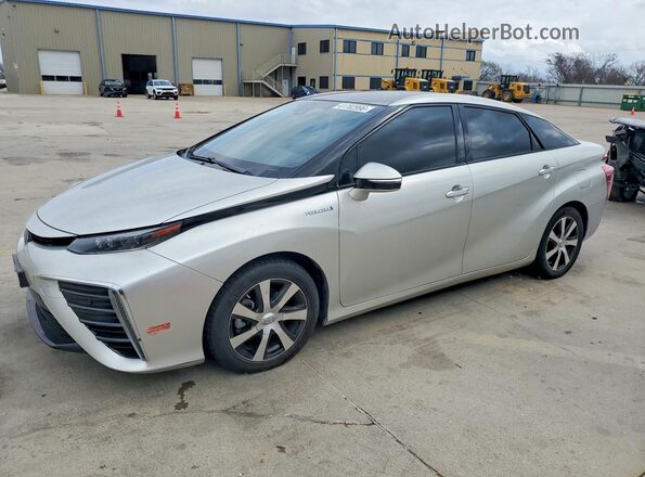 JTDBVRBDXKA007713 2019 TOYOTA MIRAI Серебряный Передняя левая четверть