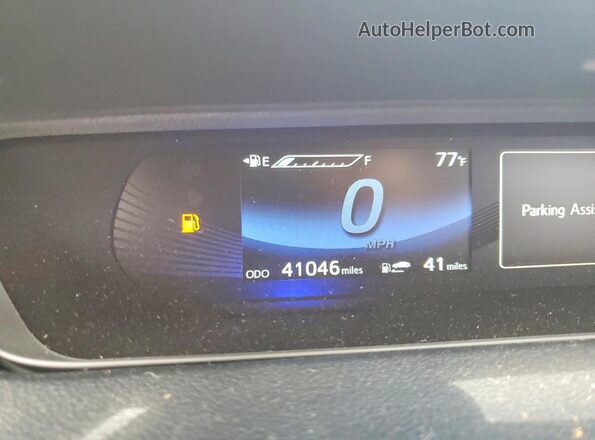 JTDBVRBDXKA007713 2019 TOYOTA MIRAI Серебряный Вид щитка приборов