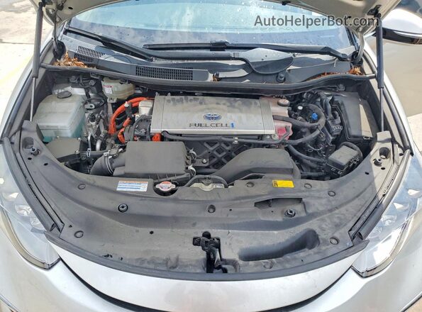 JTDBVRBDXKA007713 2019 TOYOTA MIRAI Серебряный Вид задней части салона