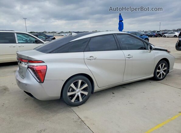JTDBVRBDXKA007713 2019 TOYOTA MIRAI Серебряный Задняя правая четверть
