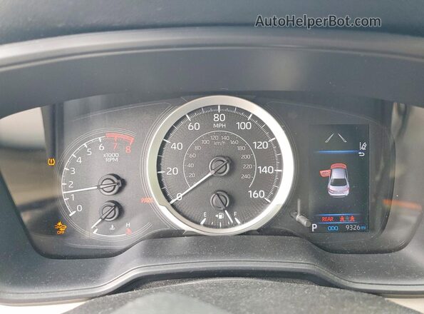 JTDEPRAE3LJ064662 2020 TOYOTA LL Синий Вид щитка приборов