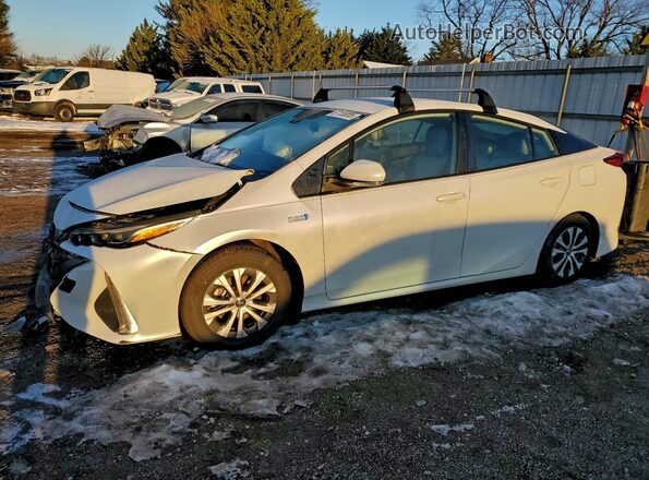 JTDKAMFP1M3169028 2021 TOYOTA PRIUS Белый Передняя левая четверть