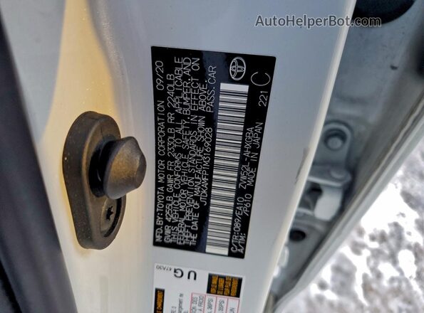 JTDKAMFP1M3169028 2021 TOYOTA PRIUS Белый Вид подкапотного пространства