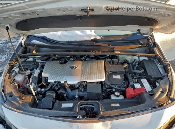 JTDKAMFP1M3169028 2021 TOYOTA PRIUS Белый Вид задней части салона