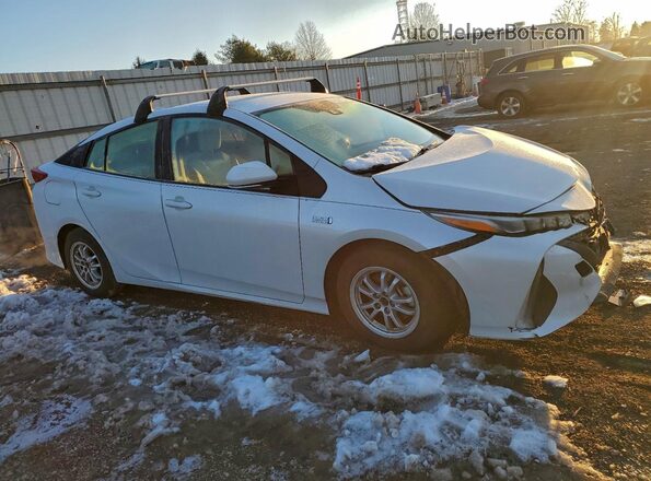JTDKAMFP1M3169028 2021 TOYOTA PRIUS Белый Передняя правая четверть