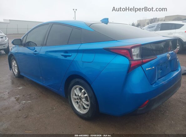 JTDKAMFU0M3152419 2021 TOYOTA PRIUS Синий Задняя левая четверть