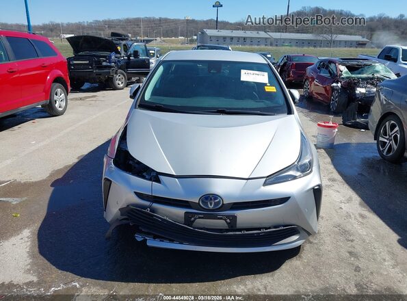 JTDKAMFU3M3144900 2021 TOYOTA LE Серебряный Вид задней части салона