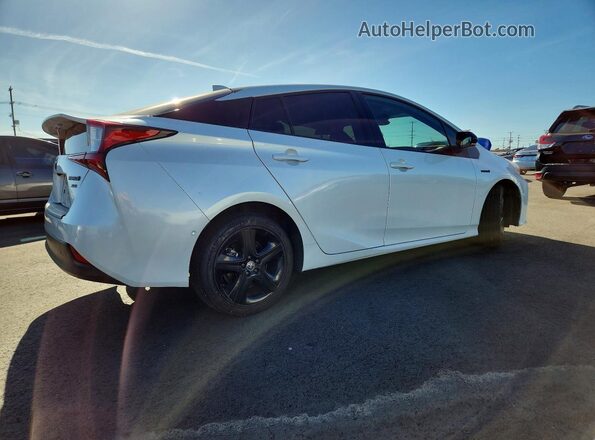 JTDKAMFU4M3127653 2021 TOYOTA PRIUS White უკანა მარჯვენა
