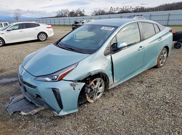 JTDKAMFU5M3135728 2021 TOYOTA PRIUS Green Przód lewy