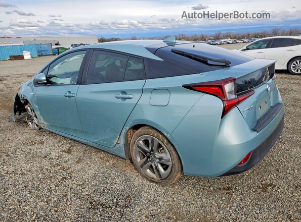 JTDKAMFU5M3135728 2021 TOYOTA PRIUS Green Tył lewy