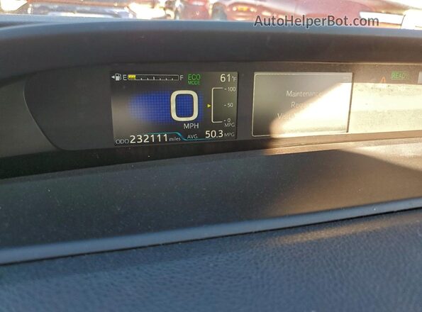 JTDKAMFU5N3153227 2022 TOYOTA PRIUS Red Widok zestawu wskaźników
