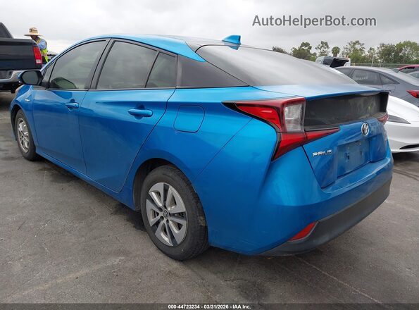 JTDKAMFU6M3140114 2021 TOYOTA PRIUS Синий Задняя левая четверть