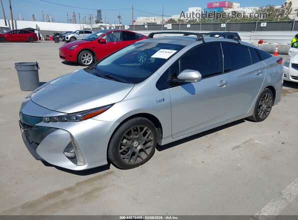 JTDKARFP3H3001278 2017 TOYOTA PRIUS PRIME Серебряный Передняя левая четверть